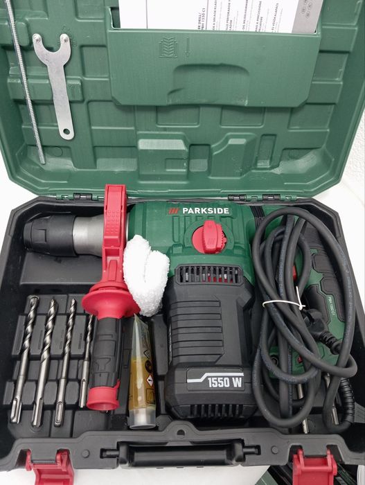 Перфоратор електричний Parkside PBH 1550 C1, перфератор, парксайд, дри