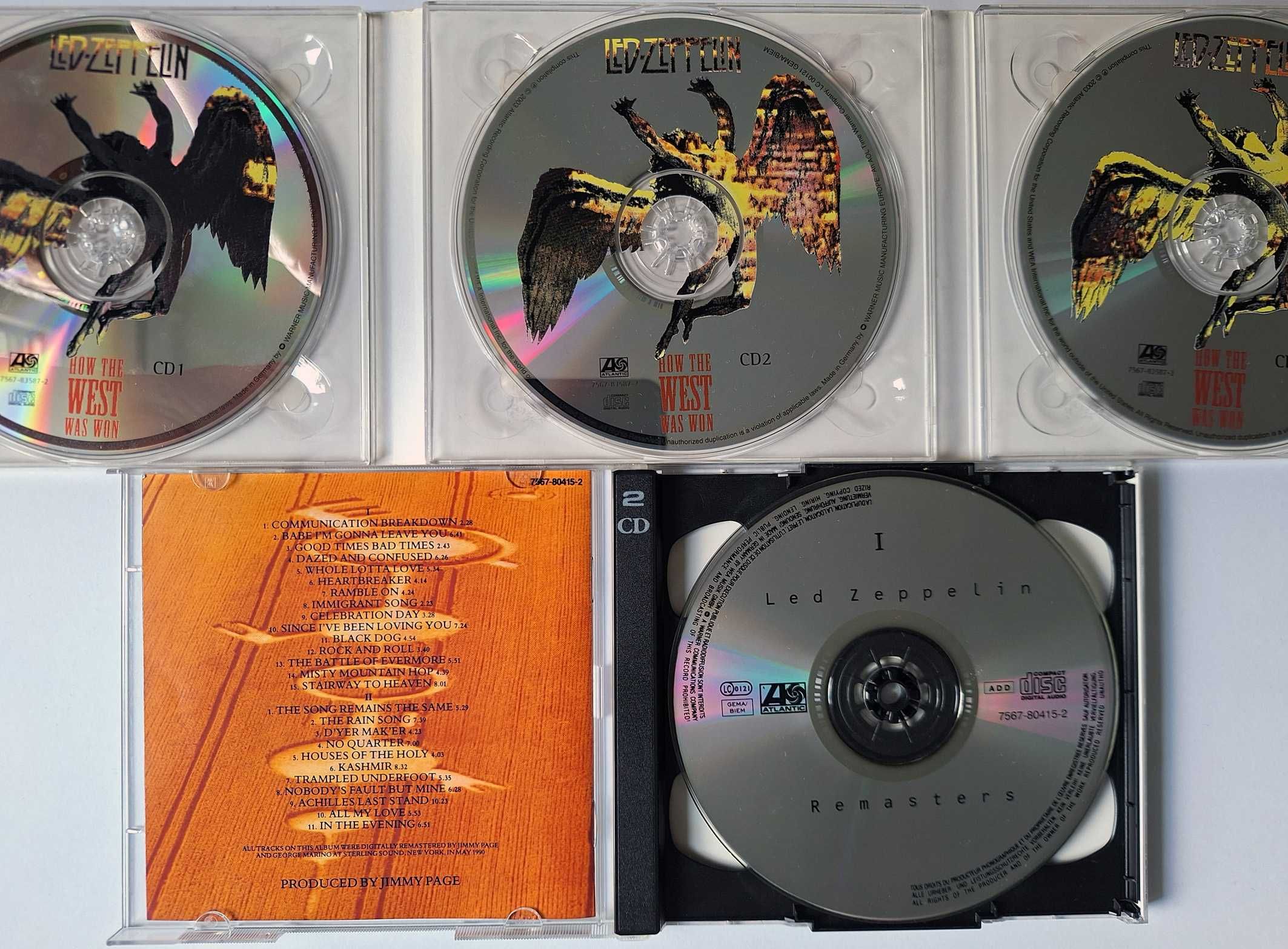 2(5) CD Led Zeppelin "How The West Was Won" "Remasters"