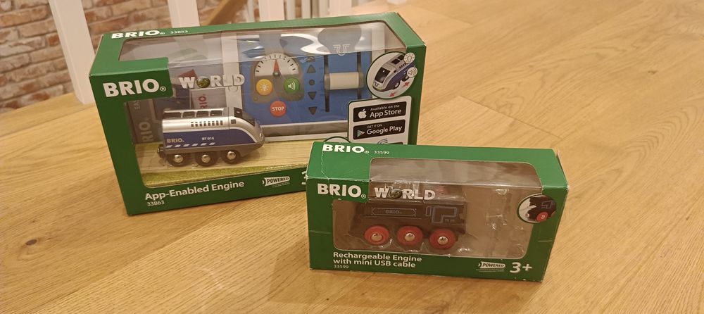 Pociągi Brio na baterie - stan IDEALNY, praktycznie NOWA