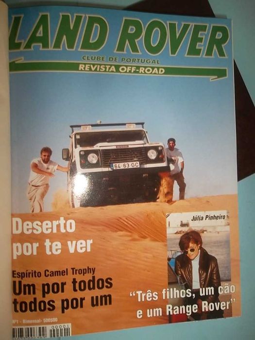 "LAND ROVER", revista de automobilismo, Nº 1 a 15.