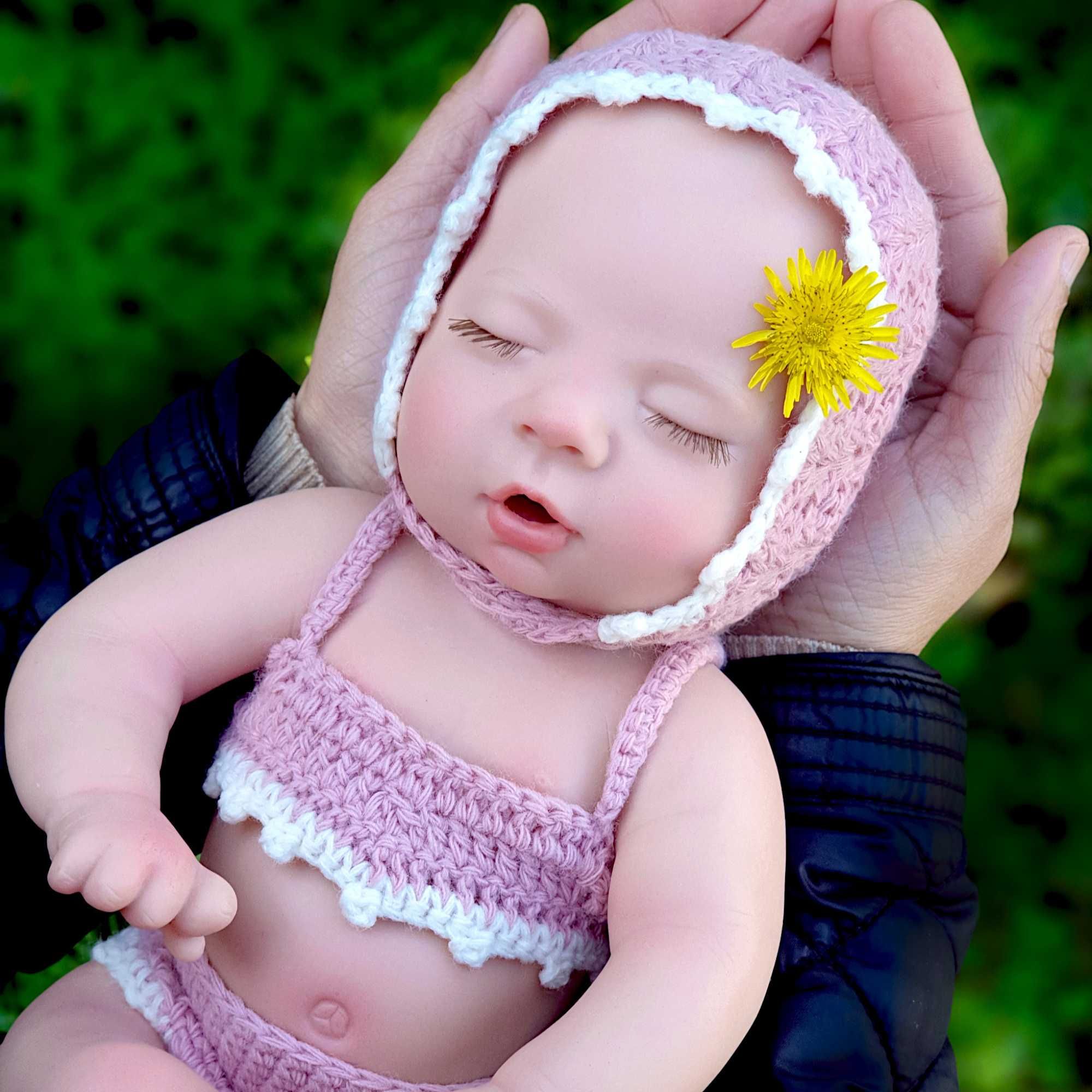 Boneca Bebê Reborn Função Beber e Molhar, Silicone Sólido Competo Novo