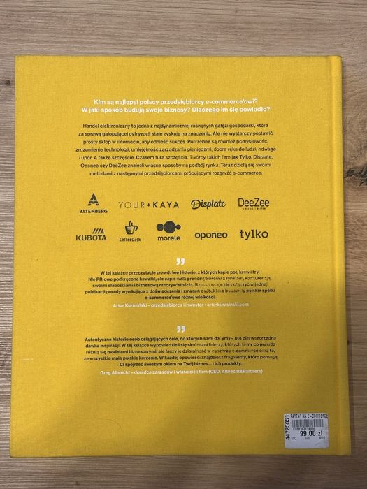 Książka podręcznik poradnik „Patent na ecommerce”