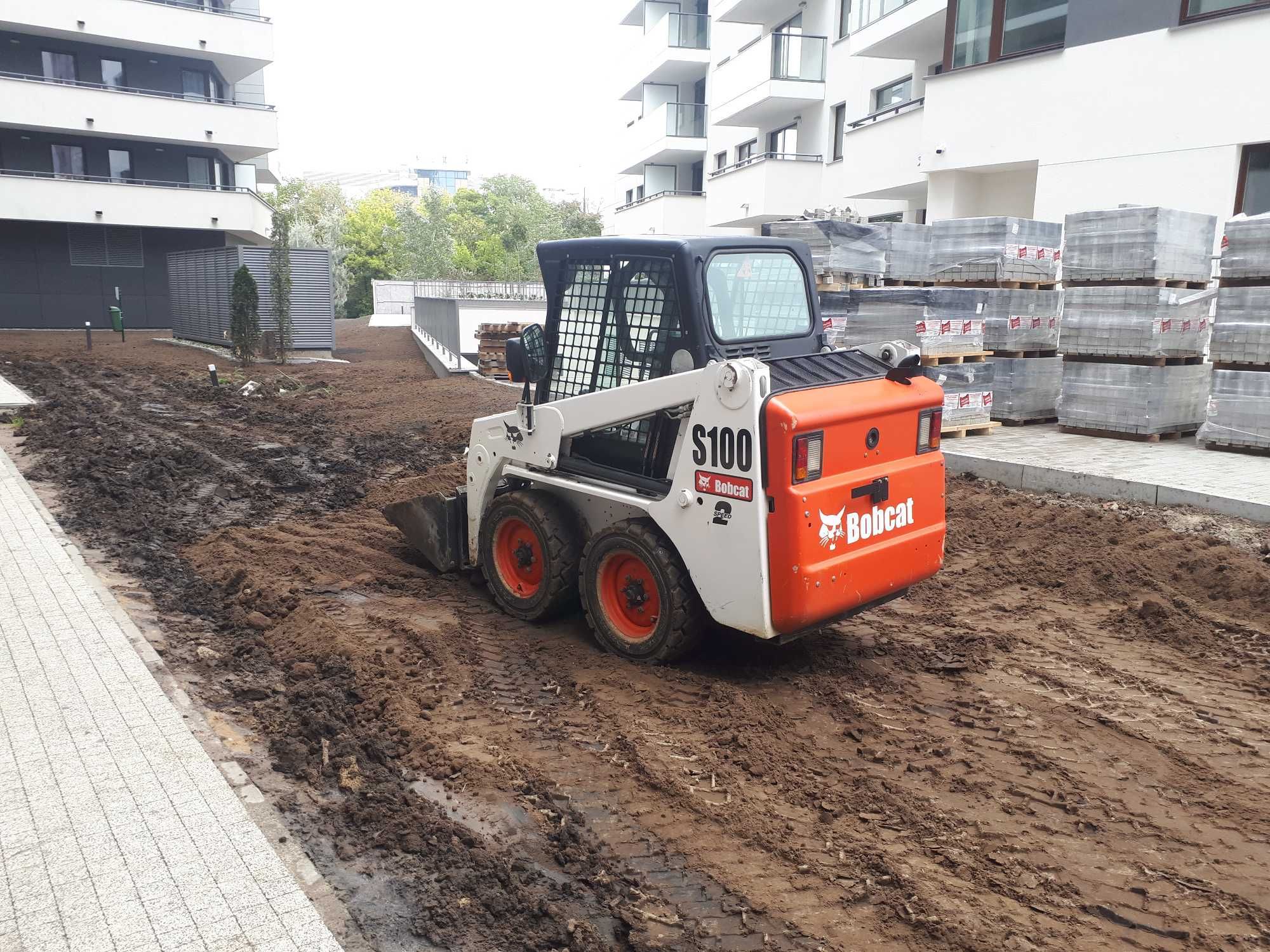 taczkowanie wozidło mini ładowarka wypożyczalnia  transport