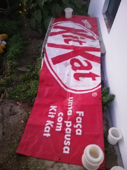 Toldo em lona/rafia