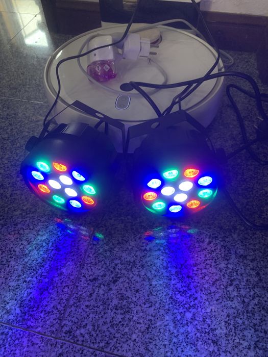 Par led 12x3w novos em caixa