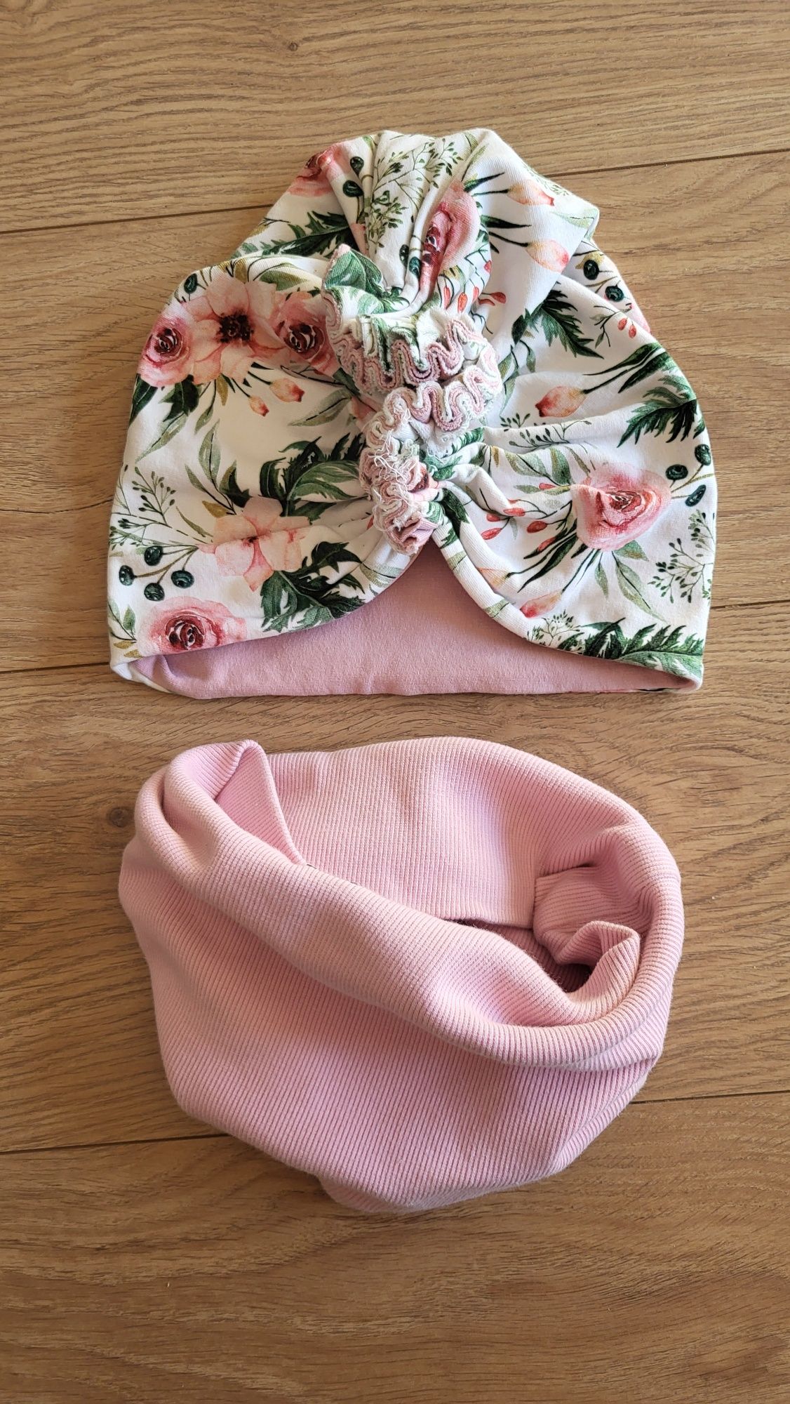 Czapka turban wiosenna