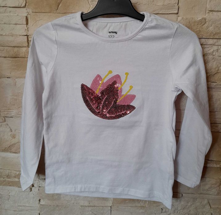 Bluzka na długi rękaw roz. 122