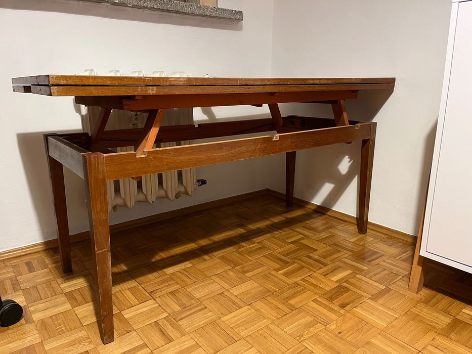 Stół podnoszony PRL Bydgoszcz Płyta Meblowa