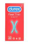 Durex Feel Thin Slim Fit 10 szt prezerwatywy przylegające dopasowane