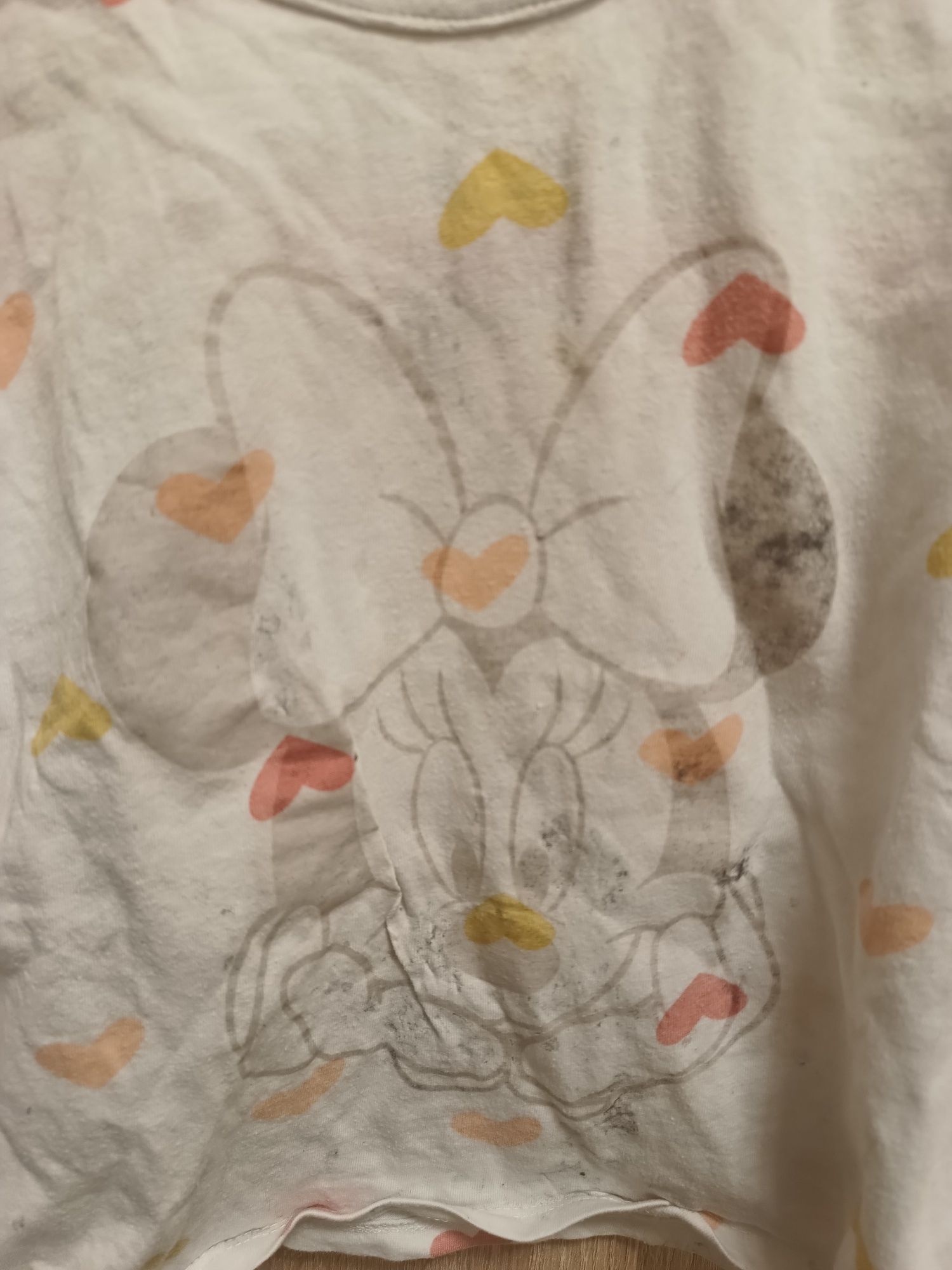 Bluzka na krótki rękaw t-shirt dla dziewczynki z myszką Minnie 98cm