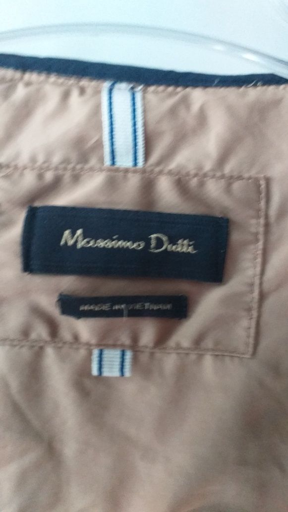 Kurtka 36 S pikowana Massimo Dutti beżowa parka