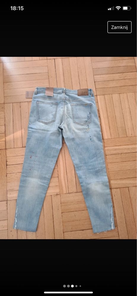 Spodnie jeans Zara