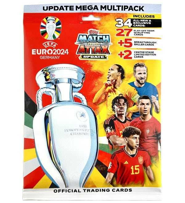 Topps Euro-2024 Match Attax Update Mega Multipack / Евро-2024