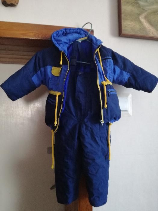 Komplet kurtka + spodnie zimowe dla chłopca roz 80 cm
