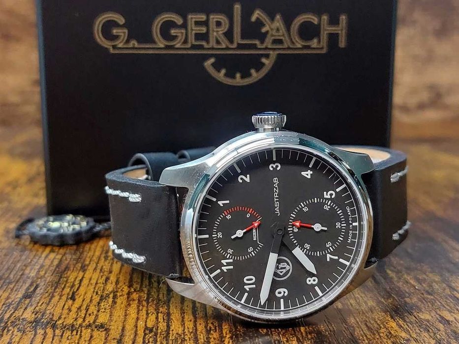Zegarek męski automatyczny Gerlach G.Gerlach PZL P.50 Jastrząb. NOWY