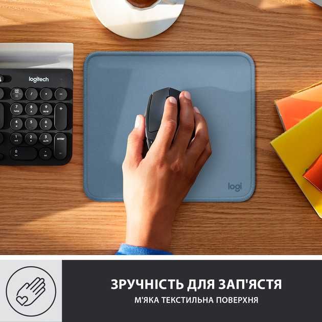 Ігрова поверхня Logitech Mouse Pad Studio Series Blue (956-000051)