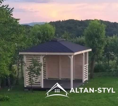 Altany, altanki, wiaty, altanka ogrodowa OLIWIA 3x3m PRODUCENT