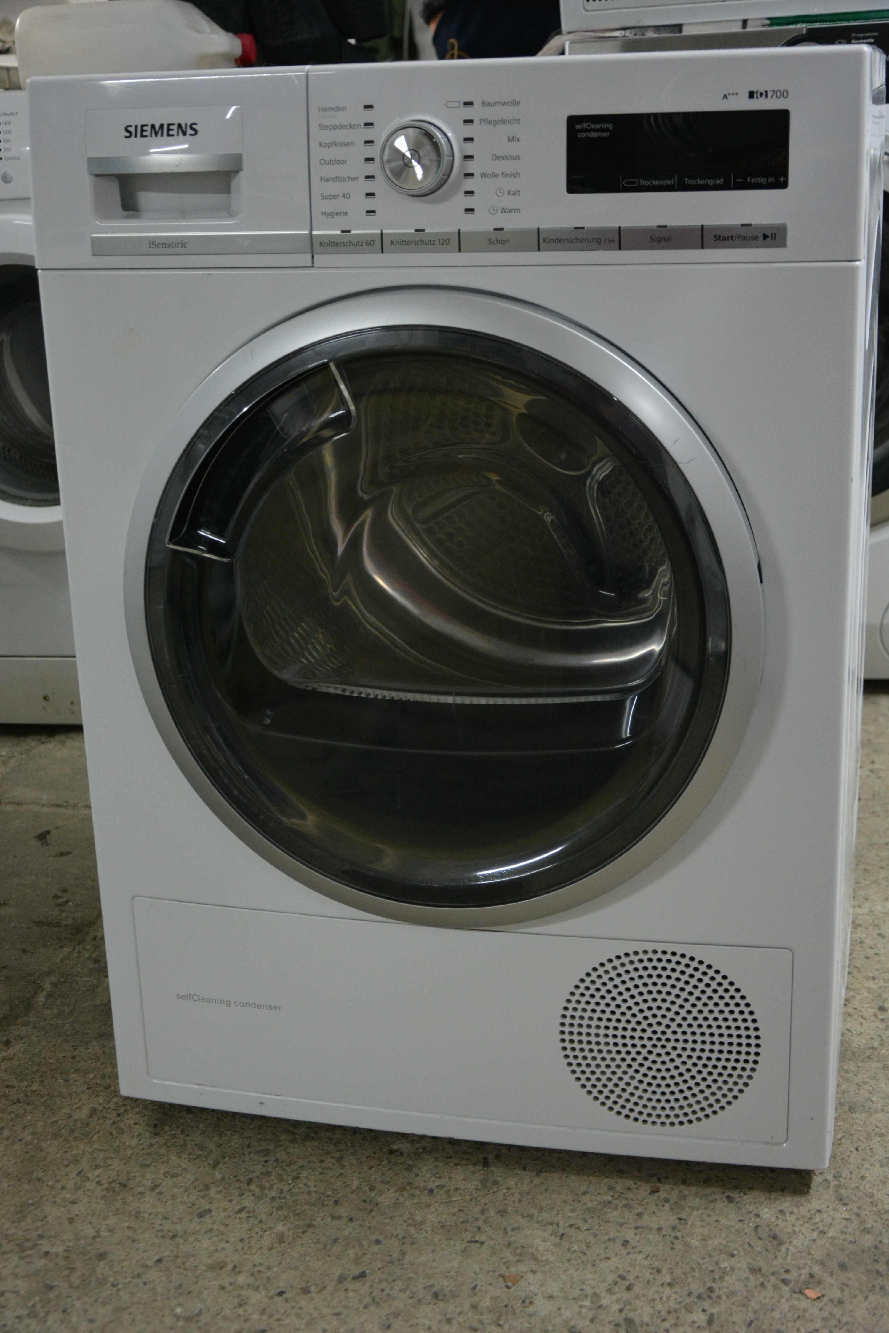 Suszarka kondensacyjna SIEMENS WT47W5W0 8kg (pompa ciepła)