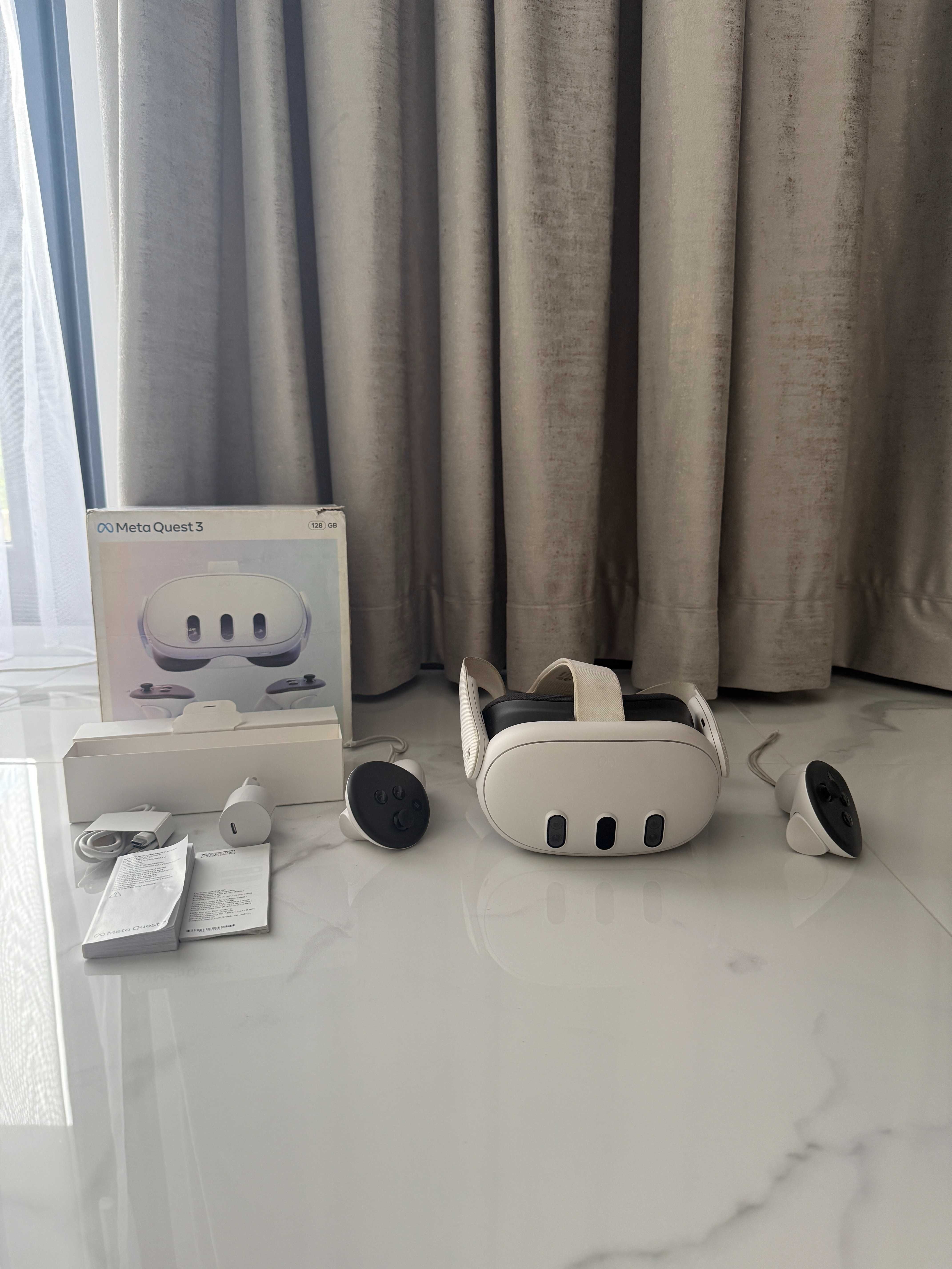 Gogle Meta Oculus Quest 3 128GB VR wirtualna rzeczywistość Okulary