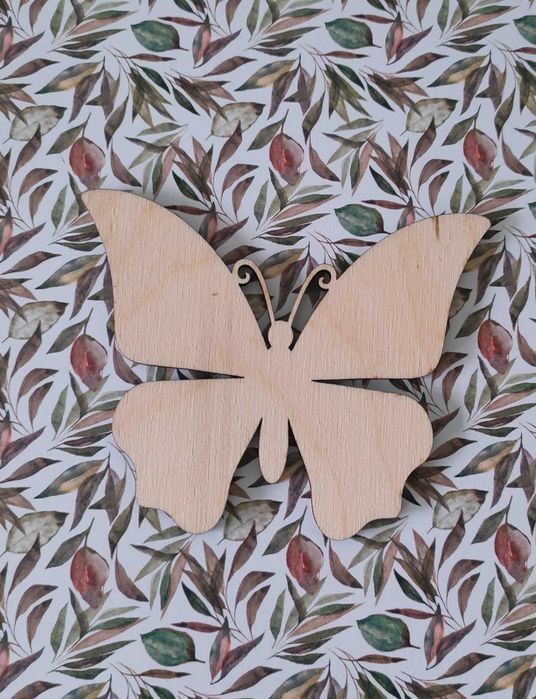 Drewniany Motyl Sklejka Scrapbooking Decoupage Kreatywna Zabawa mo4a