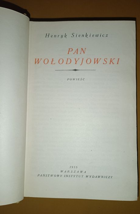 Генрик Сенкевич. Пан Володийовський. Книга польською мовою