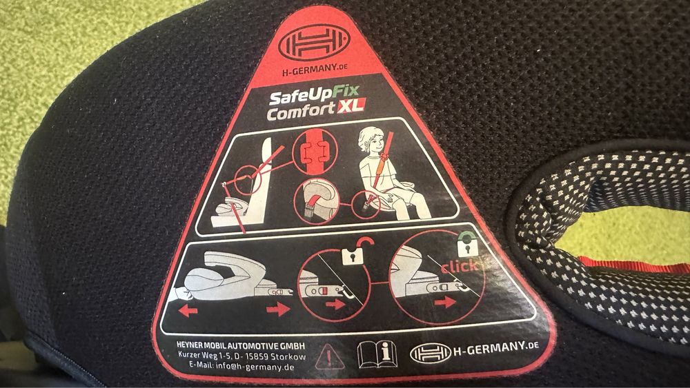 Детское автокресло-бустерHeyner SafeUpFix Comfort XL 22-36 кг, 6-12 ле