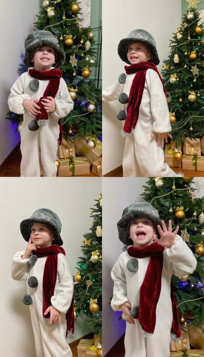 Новорічний костюм Сніговика