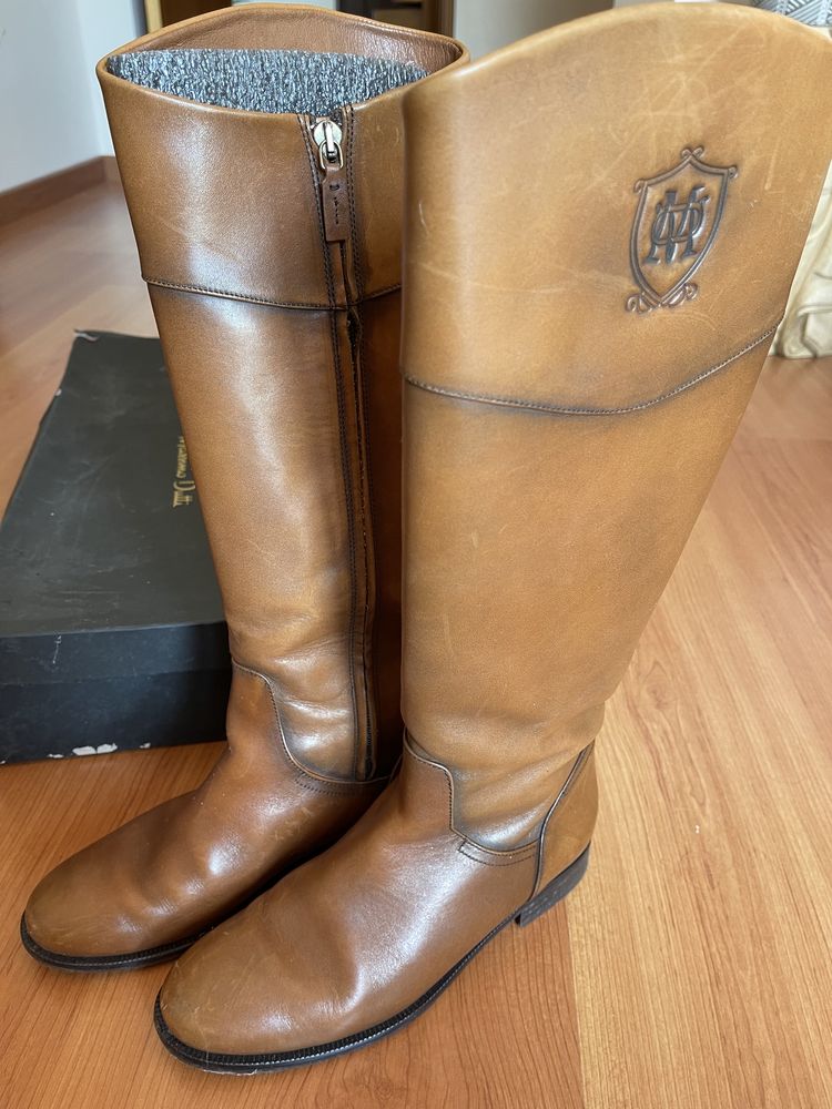 Botas castanhas da Massimo Dutti