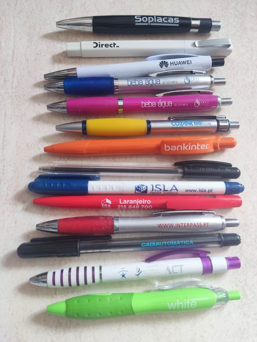 Esferográfica / canetas de várias marcas e/ou com publicidade