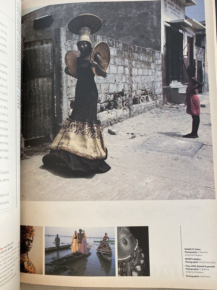 Livro revista sobre moda e fotografia