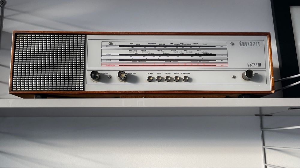 Radio Śnieżnik Unitra Diora DMT-410 sprawne. Vintage retro PRL