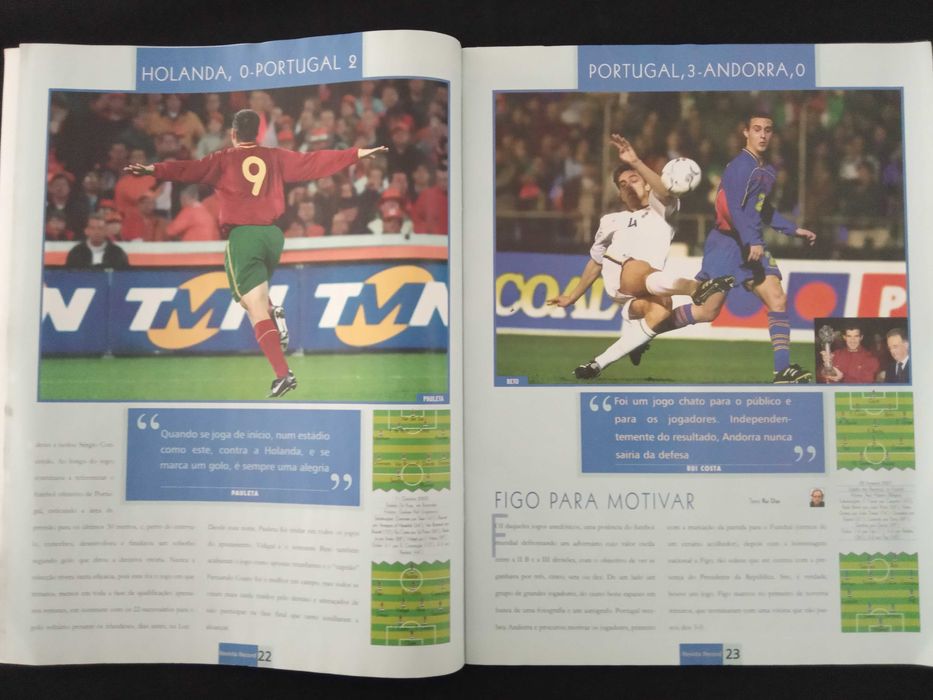 Revista Record Edição Especial, 2001 - Obrigado Portugal