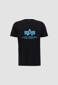 Alpha Industries  T-SHIRT BASIC 100501 BLACK/BLUE 93