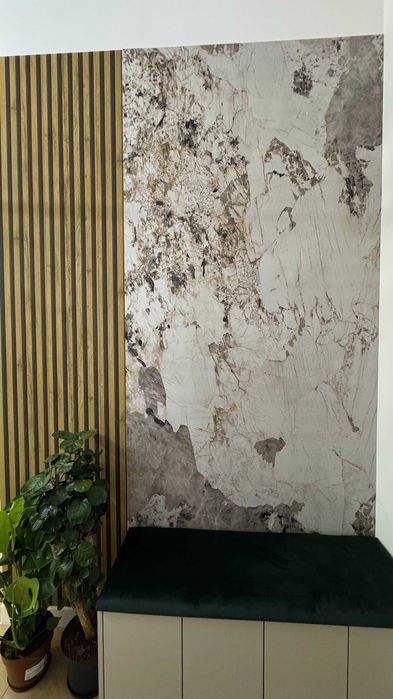 PANEL ŚCIENNY Płyta WPC PVC 280x122 Marmur Beżowy Łatwy montaż