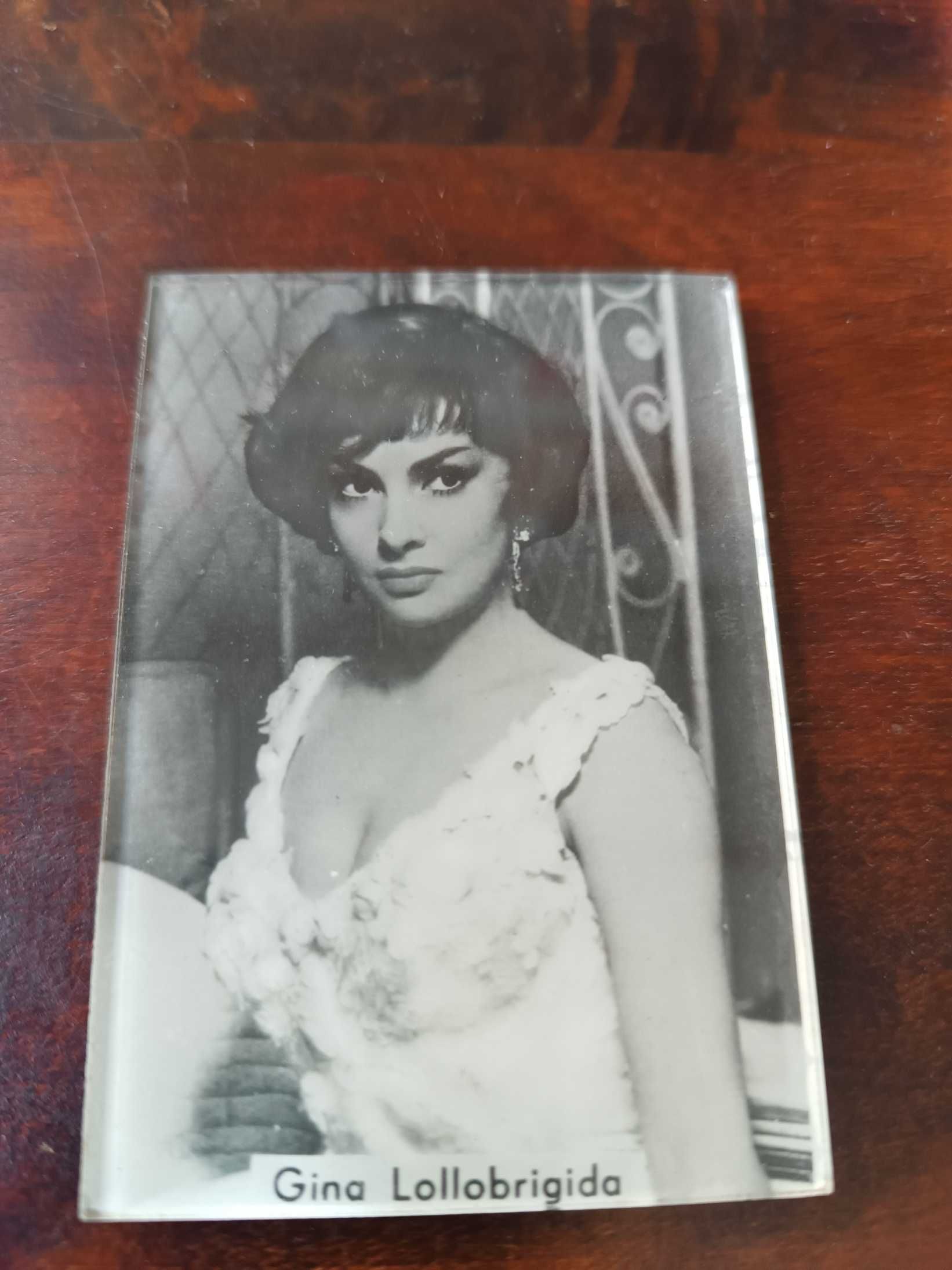 Stare lusterko PRL Gina Lollobrigida