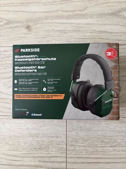 Ochronniki słuchawki PARKSIDE PKB 5 B2 Bluetooth NOWE