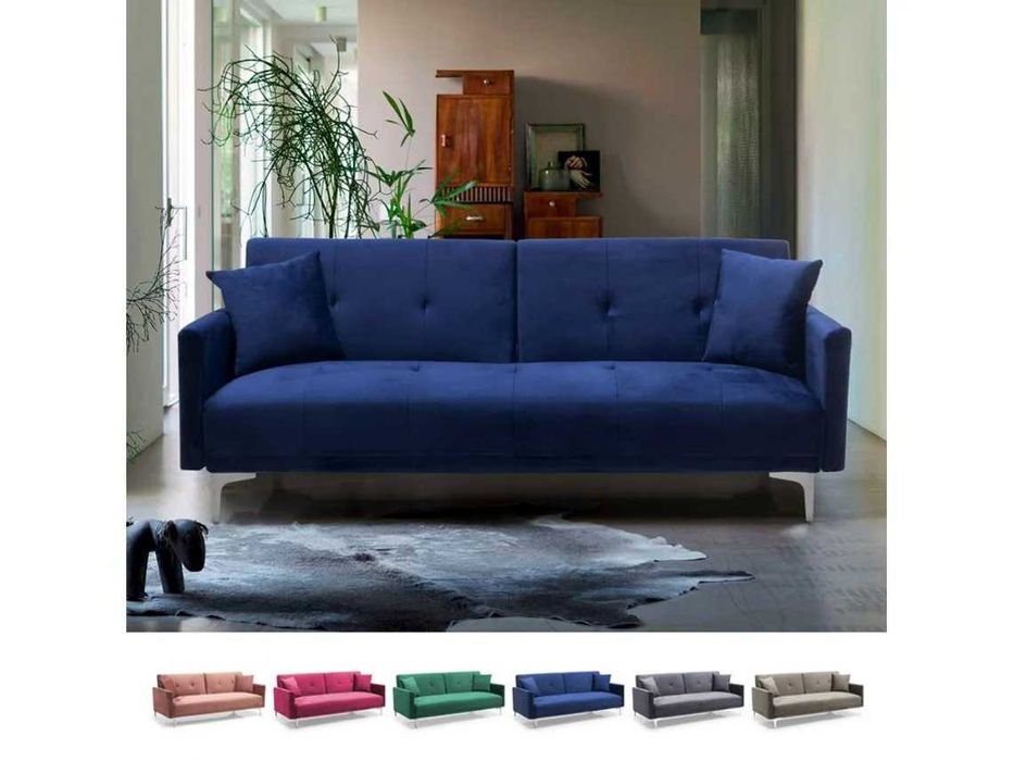 Sofa Cama Azul Royal - NOVO