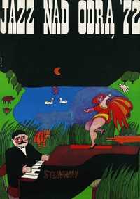 Plakat Jan Sawka Jazz nad Odrą 1972 rok