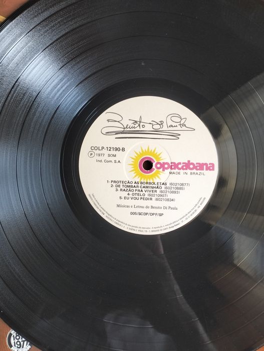 Disco de vinil LP Benito Di Paula