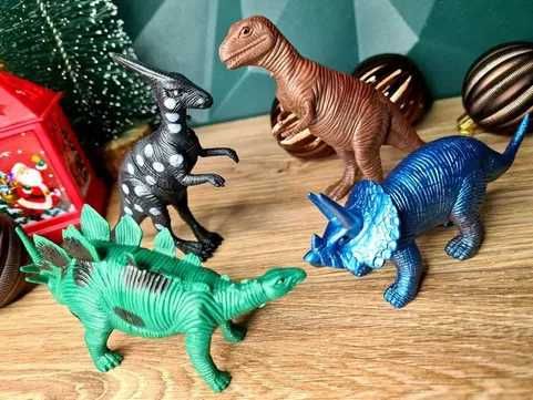 Nowy komplet wyjątkowych figurek Dinozaury zabawki