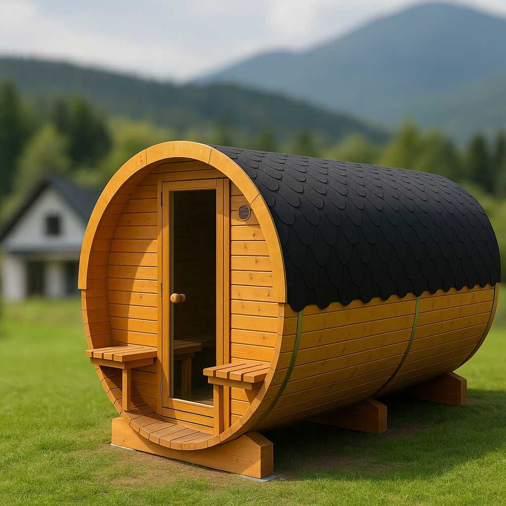 Sauna sucha 270cm taras ZRÓB TO SAM 2.7m do samodzielnego złożenia DIY