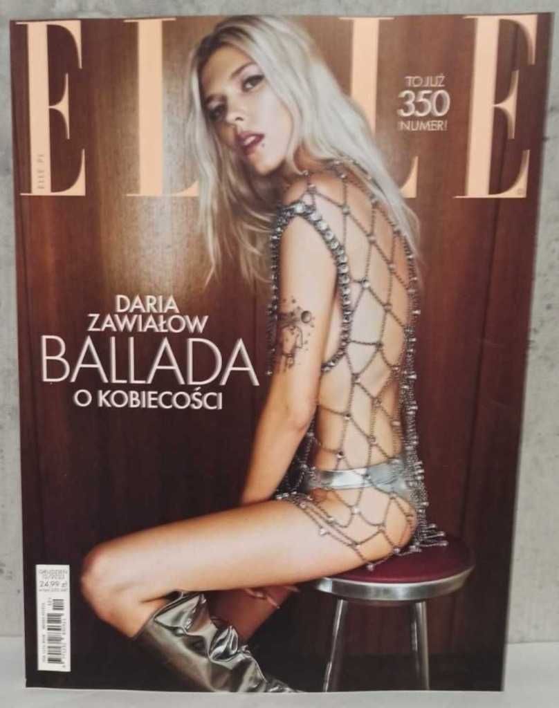 Elle grudzień 2023 12/2023 Daria Zawiałow + Glamour