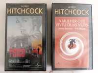 Filmes VHS Hitchcock Psicho + Vertigo (A mulher que viveu duas vezes)