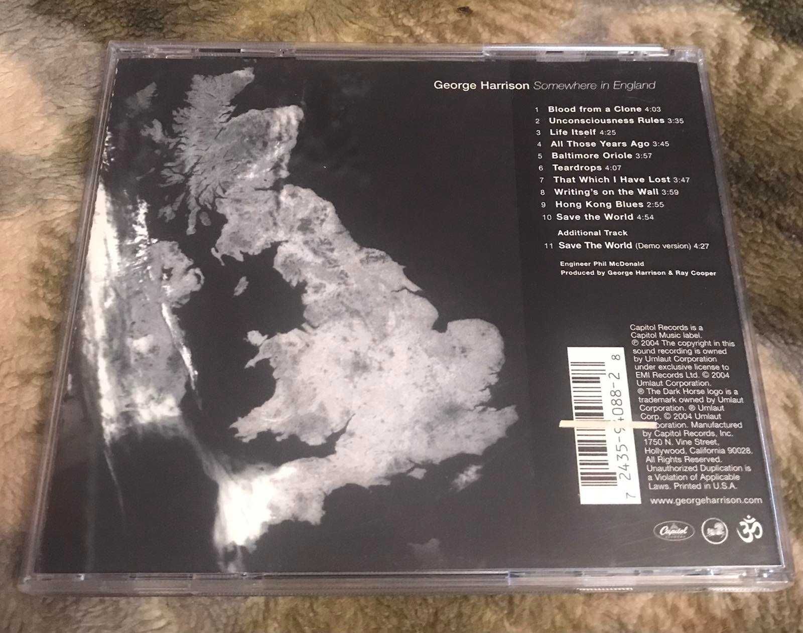 George Harrison ‎– Somewhere In England cd