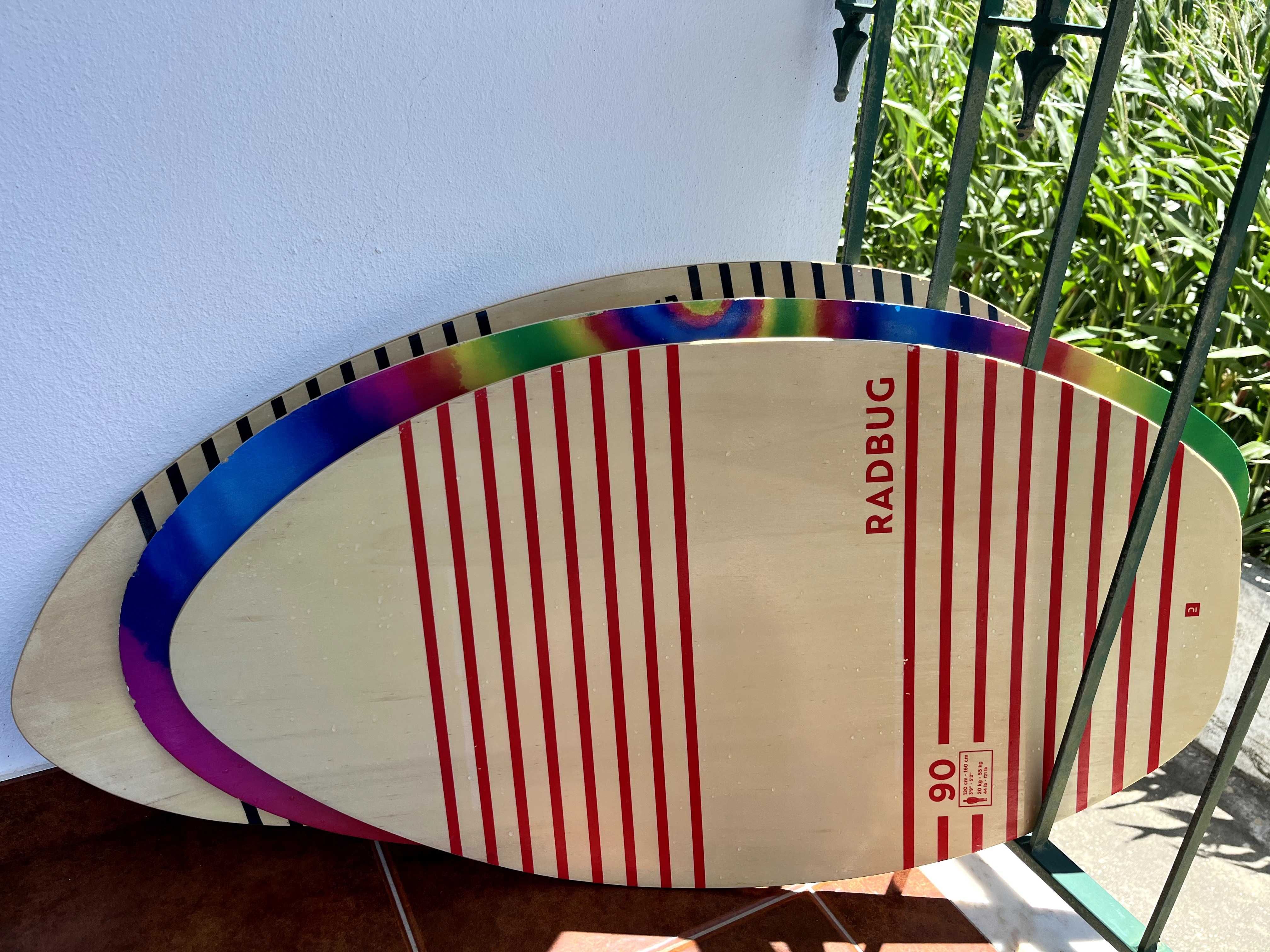 3 x SKIMBOARD  Decathlon body board surf board madeira