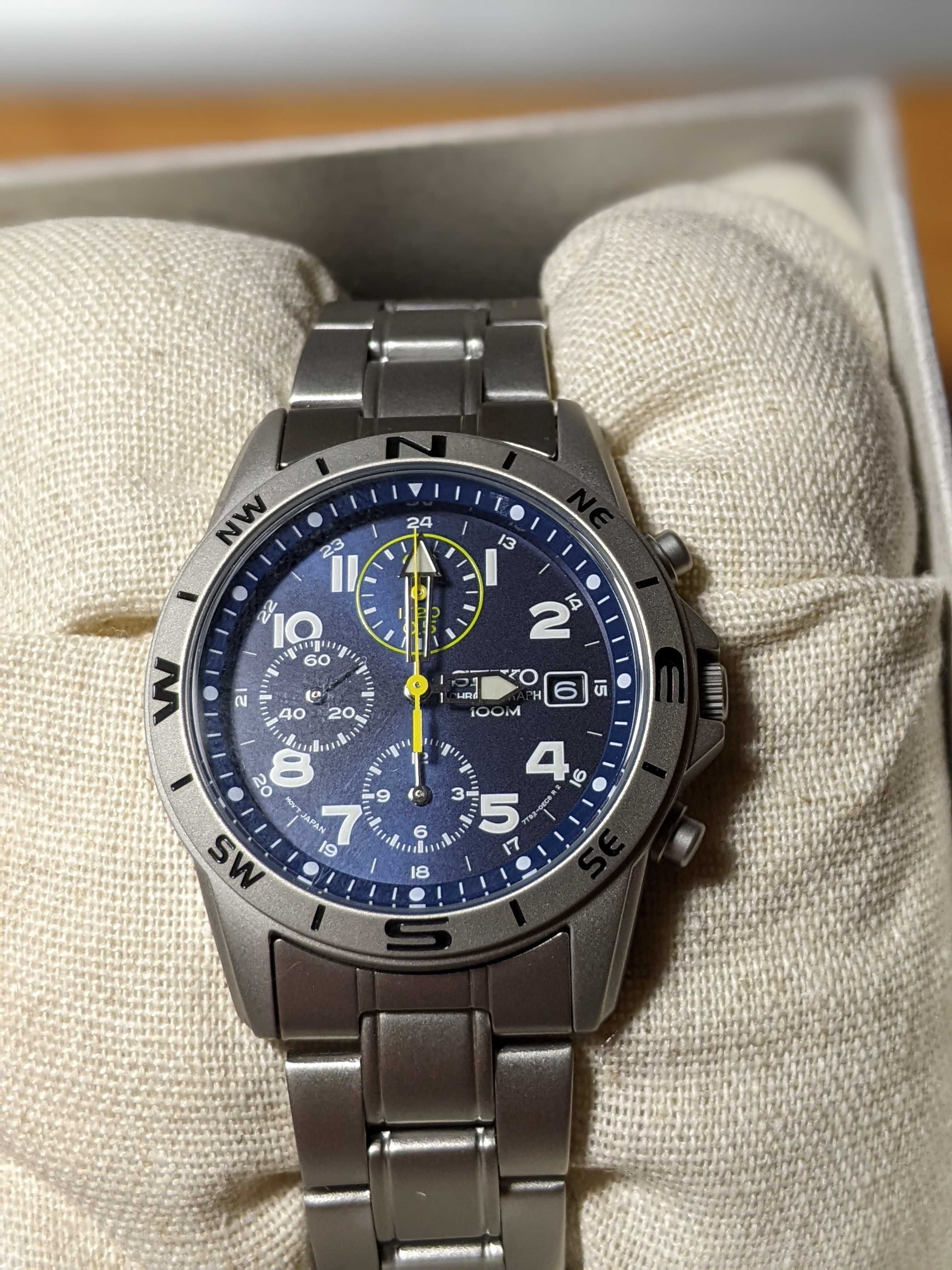 годинник SEIKO  SND379P NAVY ø 38мм новий оригінал