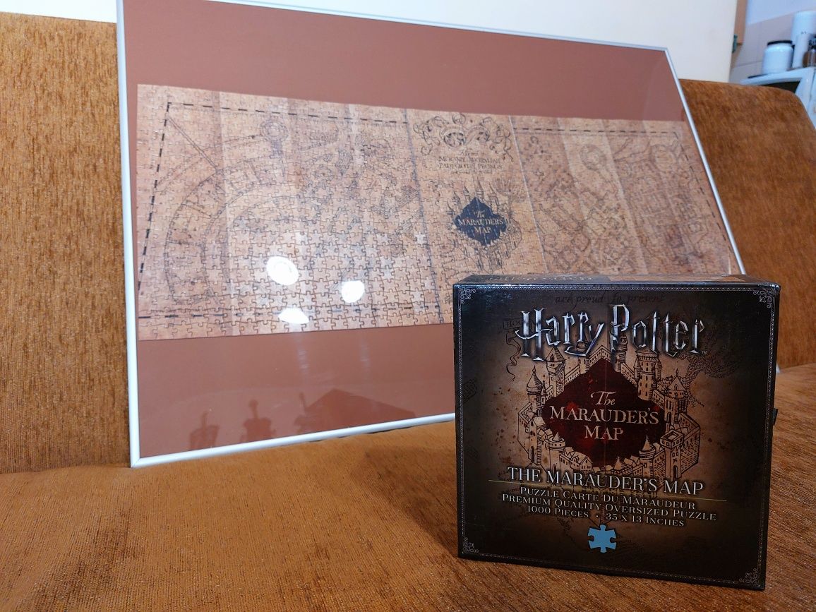 Puzzle Harry Potter Marauder's Map - mapa huncwotów