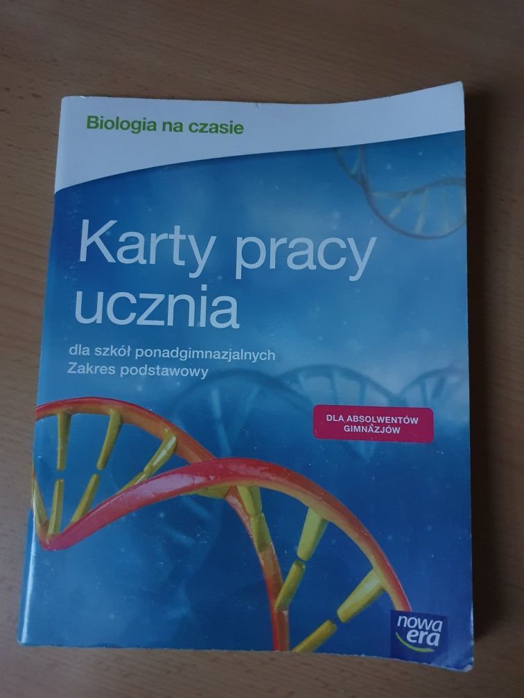 Karty pracy biologia i chemia