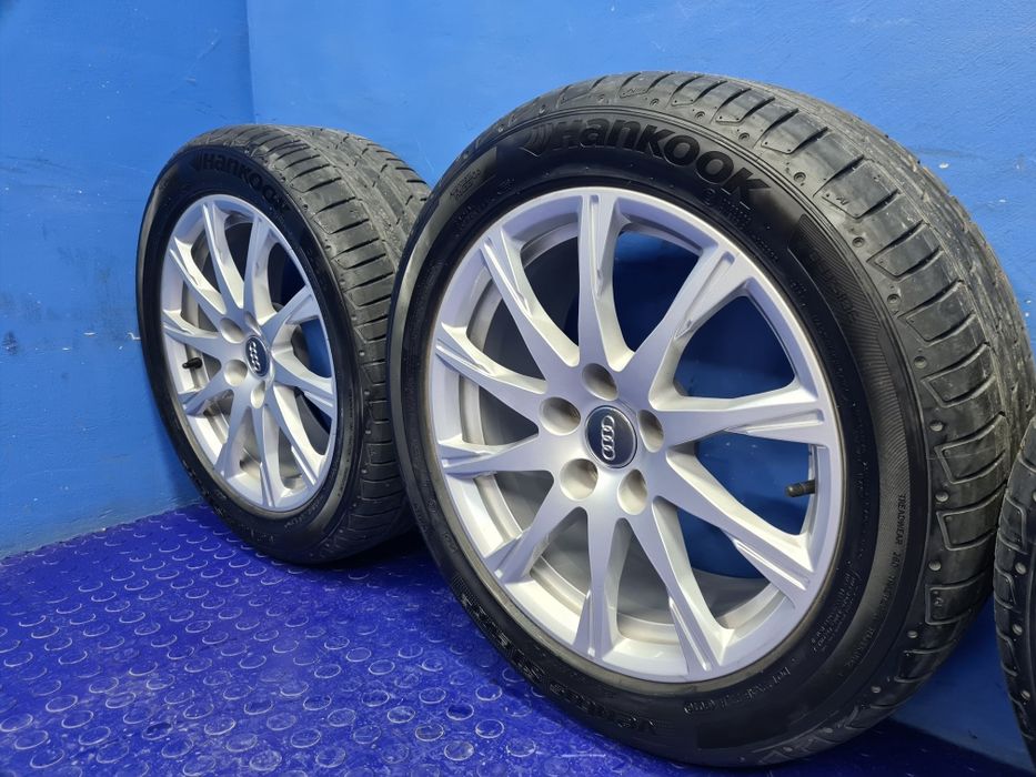 KOŁA felgi 17” AUDI A4 B9 opony letnie HANKOOK 225/50 R17 oryginał