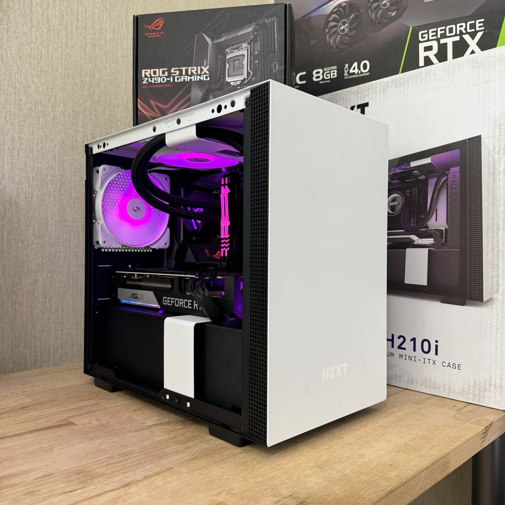 Потужний пк NZXT I9 10850k, Rtx 3070, 32Gb игровой пк